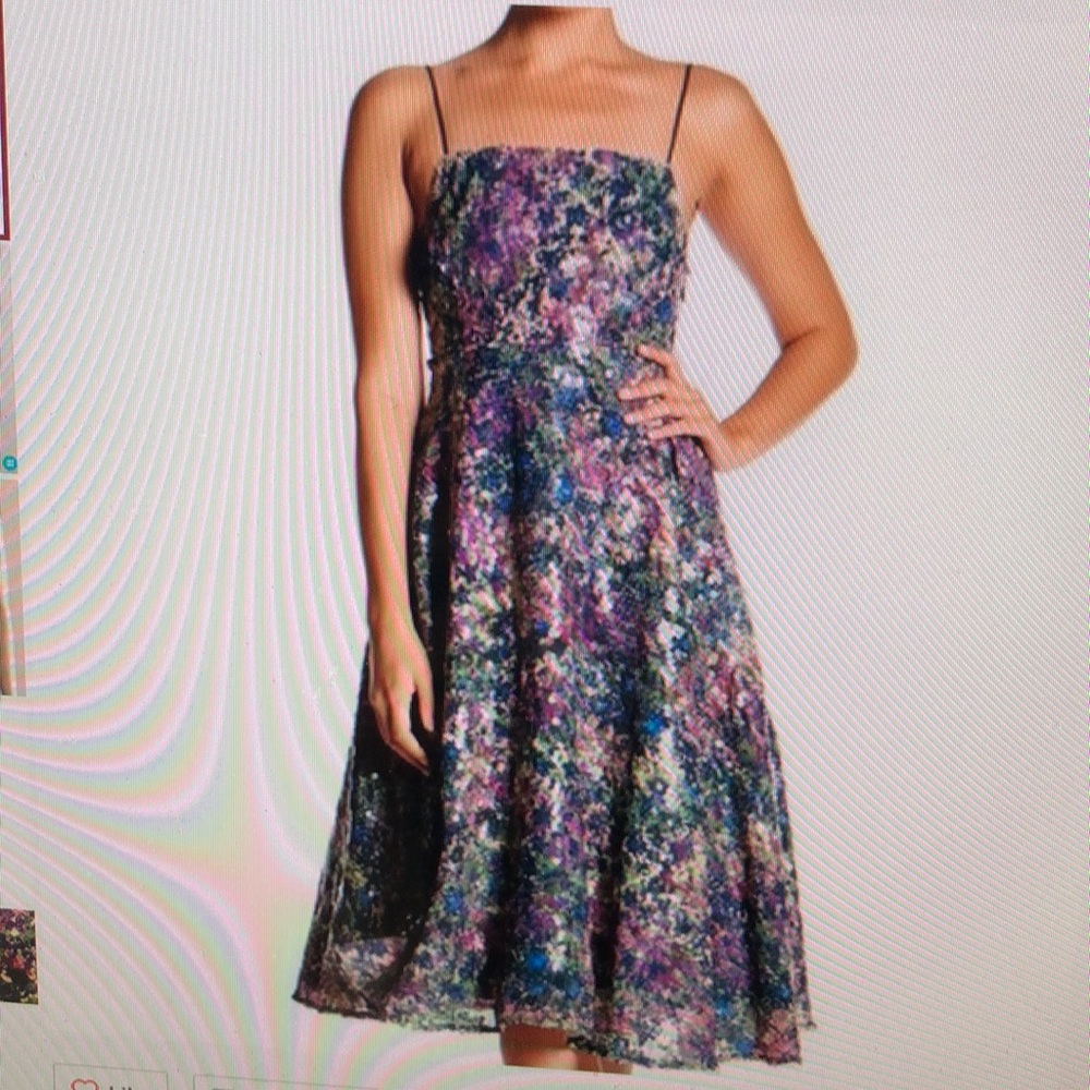 NWT Anthropologie Tracy Reese Sequin Bateau Dress